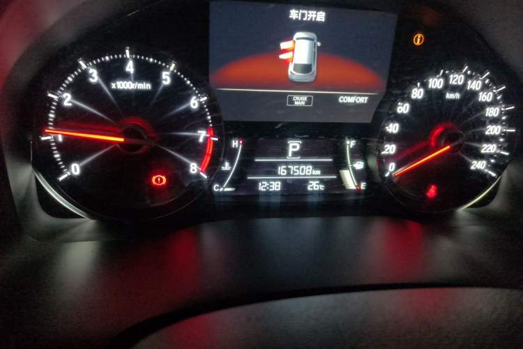 Used Honda Avancier 2017 370TURBO 2WD Luxury Edition Odometer Close Up
