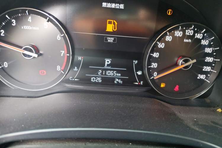 Used Honda Avancier 2017 240TURBO Two-Wheel Drive Premium Edition Odometer Close Up