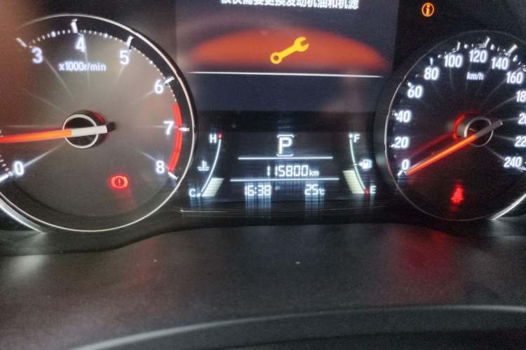 Used Honda Avancier 2017 240TURBO Two-Wheel Drive Elite Edition Odometer Close Up