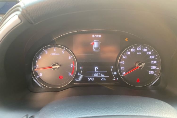 Used Honda Avancier 2017 240TURBO Two-Wheel Drive Luxury Edition Odometer Close Up