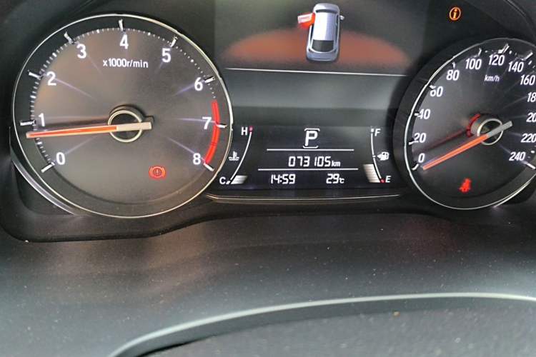 Used Honda Avancier 2017 240TURBO Two-Wheel Drive Premium Edition Odometer Close Up