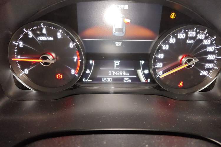 Used Honda Avancier 2017 240TURBO Two-Wheel Drive Luxury Edition Odometer Close Up