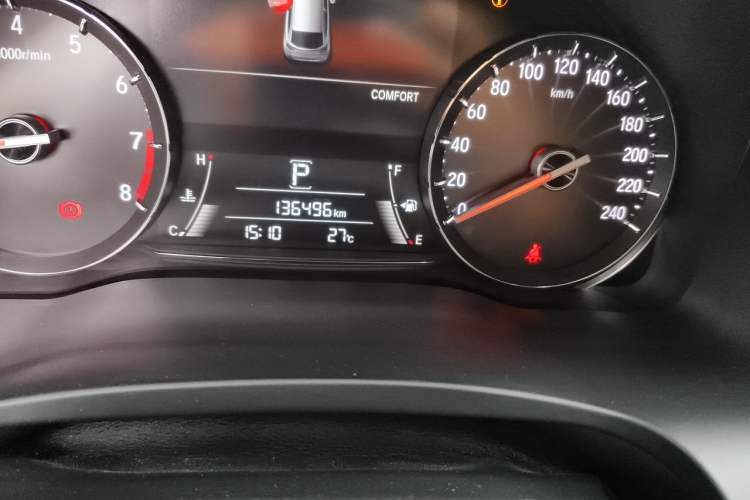 Used Honda Avancier 2017 370TURBO 2WD Luxury Edition Odometer Close Up