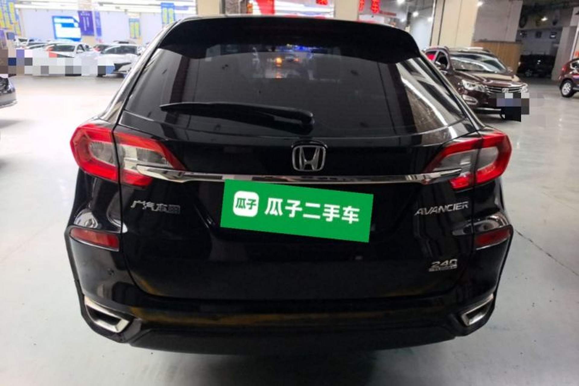 Used Honda Avancier 2017 240TURBO Two-Wheel Drive Comfort Version Rear