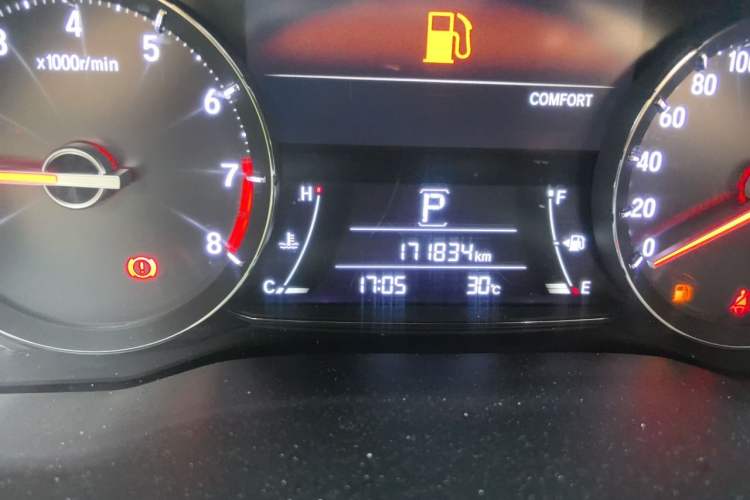 Used Honda Avancier 2017 370TURBO Four-Wheel Drive Prestige Edition Odometer Close Up