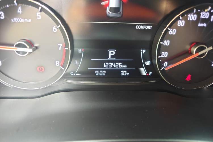 Used Honda Avancier 2017 370TURBO 2WD Luxury Edition Odometer Close Up