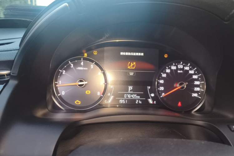 Used Honda Avancier 2017 240TURBO Two-Wheel Drive Premium Edition Odometer Close Up