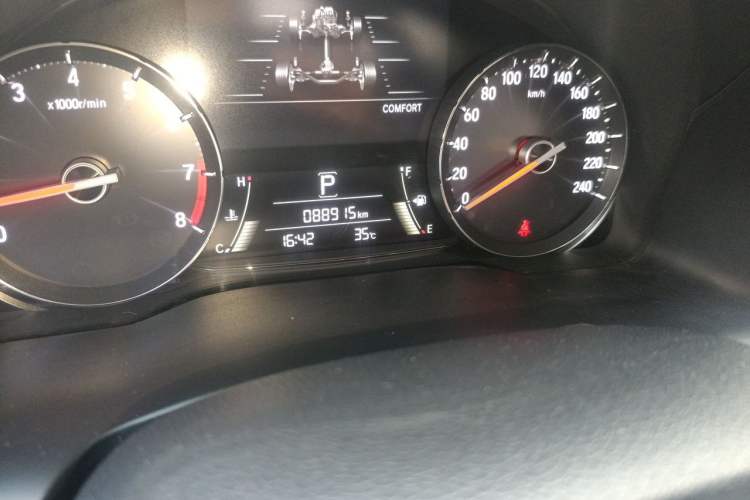Used Honda Avancier 2017 370TURBO Four-Wheel Drive Prestige Edition Odometer Close Up