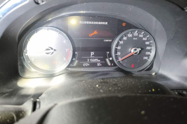 Used Honda Avancier 2017 370TURBO Four-Wheel Drive Prestige Edition Odometer Close Up