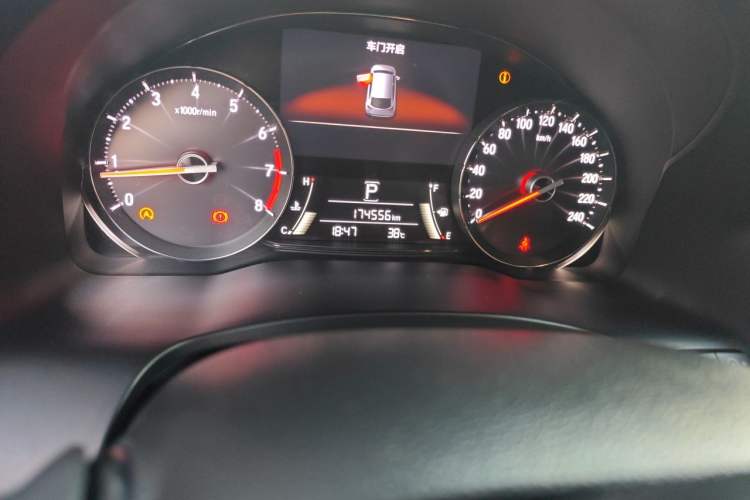 Used Honda Avancier 2017 240TURBO Two-Wheel Drive Luxury Edition Odometer Close Up