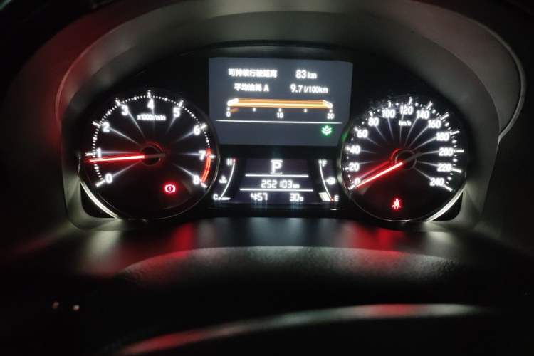 Used Honda Avancier 2017 370TURBO Four-Wheel Drive Prestige Edition Odometer Close Up