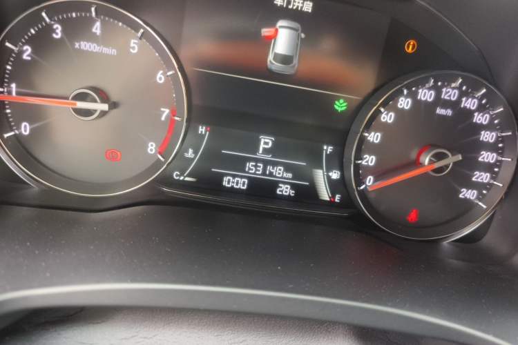 Used Honda Avancier 2017 370TURBO Four-Wheel Drive Supreme Edition Odometer Close Up