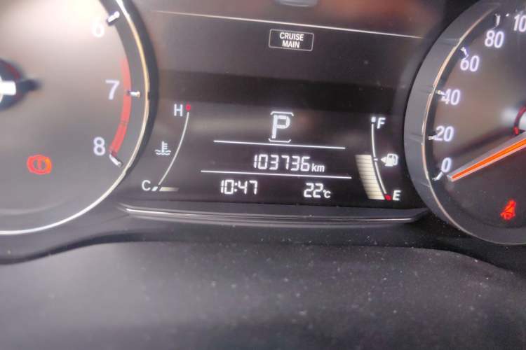 Used Honda Avancier 2017 240TURBO Two-Wheel Drive Luxury Edition Odometer Close Up