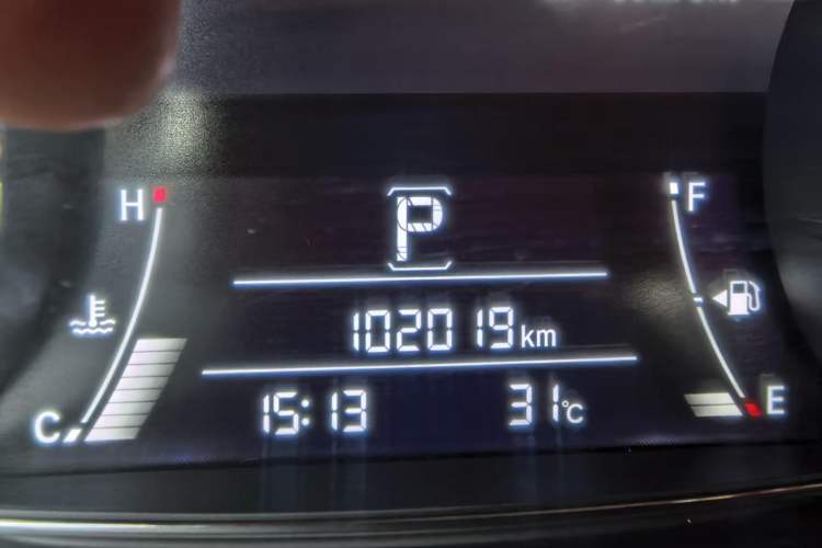 Used Honda Avancier 2017 370TURBO Four-Wheel Drive Prestige Edition Odometer Close Up