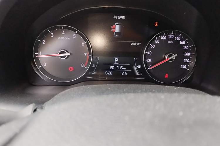 Used Honda Avancier 2017 370TURBO 2WD Luxury Edition Odometer Close Up