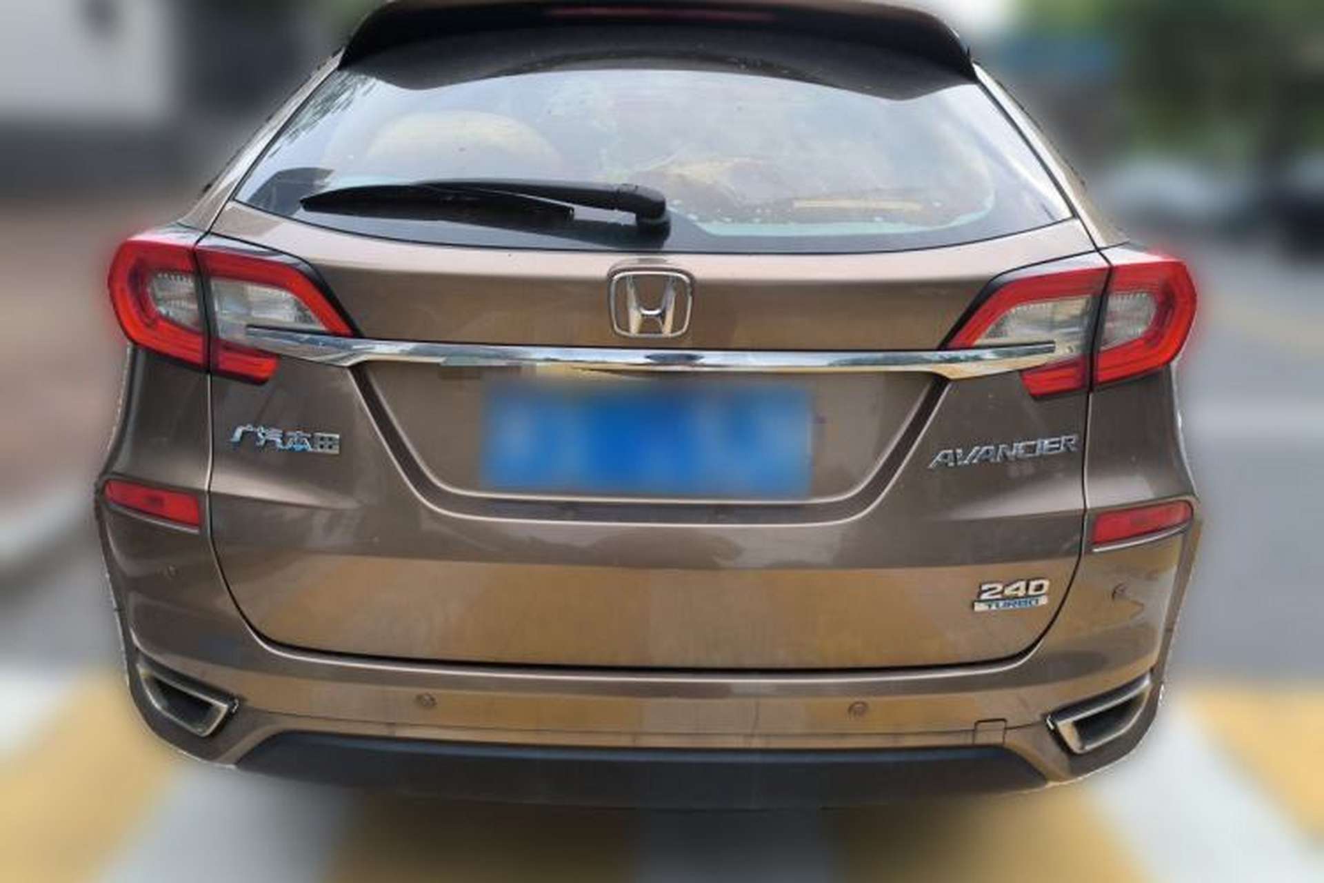 Used Honda Avancier 2017 240TURBO Two-Wheel Drive Luxury Edition Rear