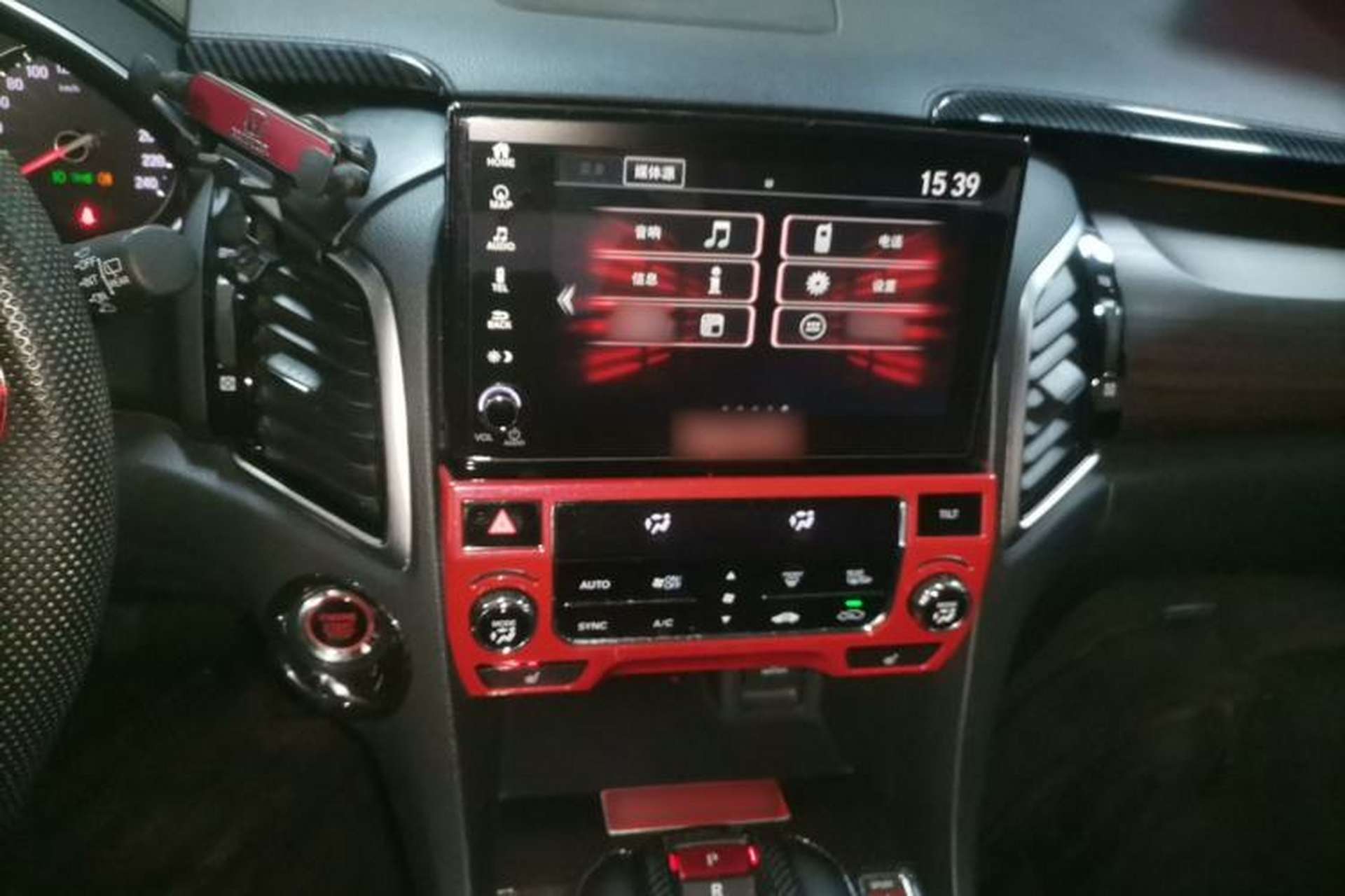 Used Honda Avancier 2017 370TURBO Four-Wheel Drive Prestige Edition Audio And AC Panel
