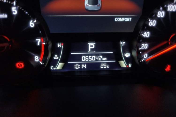 Used Honda Avancier 2017 370TURBO Four-Wheel Drive Prestige Edition Odometer Close Up