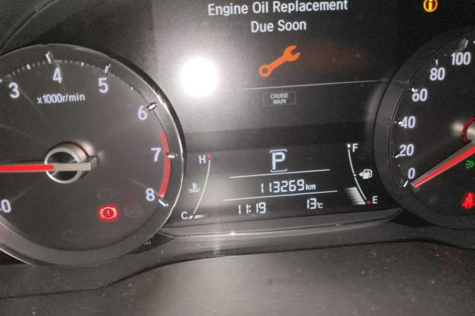 Used Honda Avancier 2017 240TURBO Two-Wheel Drive Premium Edition Odometer Close Up