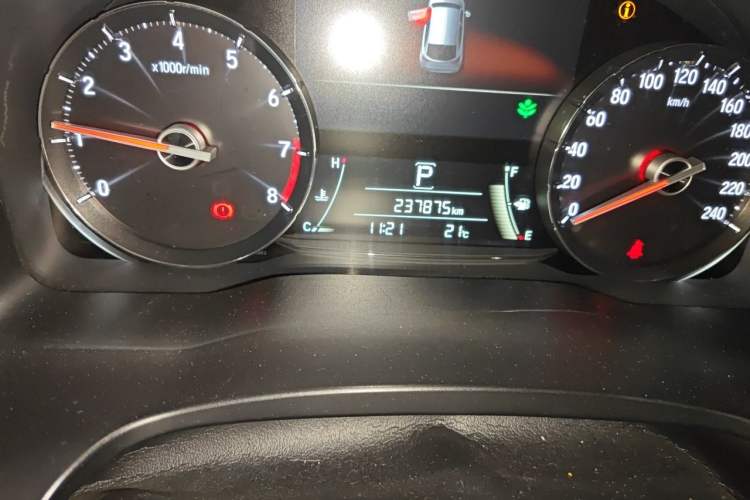Used Honda Avancier 2017 370TURBO Four-Wheel Drive Supreme Edition Odometer Close Up
