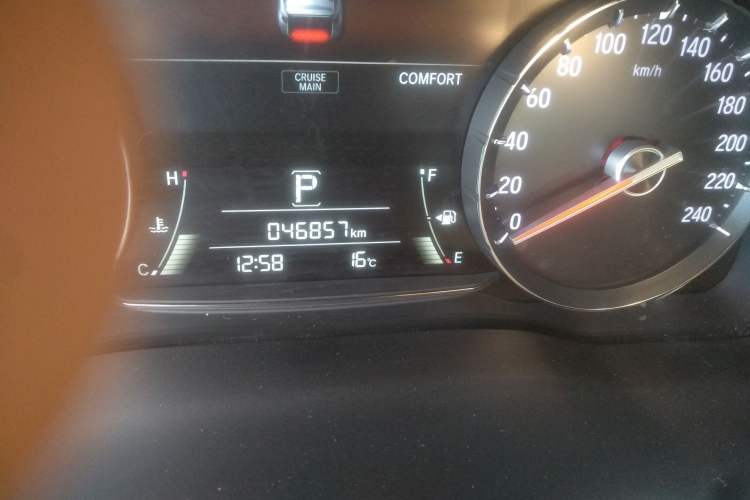 Used Honda Avancier 2017 370TURBO Four-Wheel Drive Prestige Edition Odometer Close Up