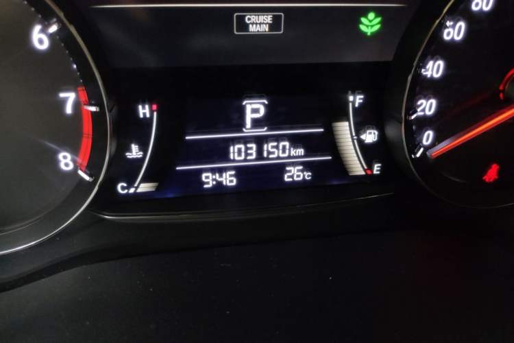 Used Honda Avancier 2017 370TURBO 2WD Luxury Edition Odometer Close Up