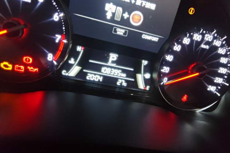 Used Honda Avancier 2017 370TURBO 2WD Luxury Edition Odometer Close Up