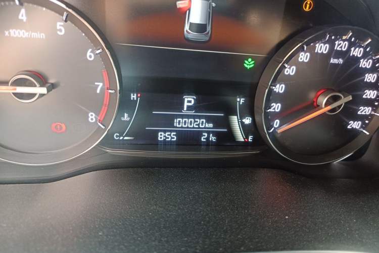 Used Honda Avancier 2017 240TURBO Two-Wheel Drive Luxury Edition Odometer Close Up