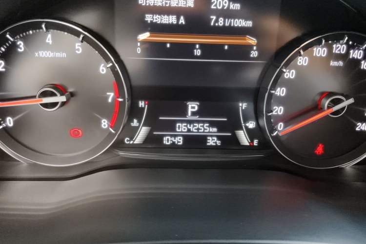 Used Honda Avancier 2017 240TURBO Two-Wheel Drive Comfort Version Odometer Close Up
