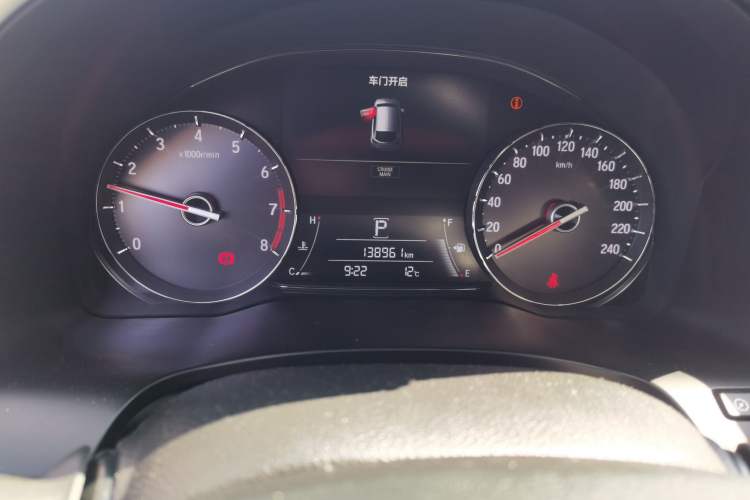 Used Honda Avancier 2017 240TURBO Two-Wheel Drive Premium Edition Odometer Close Up