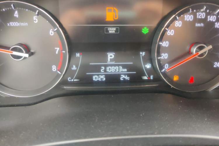 Used Honda Avancier 2017 240TURBO Two-Wheel Drive Luxury Edition Odometer Close Up