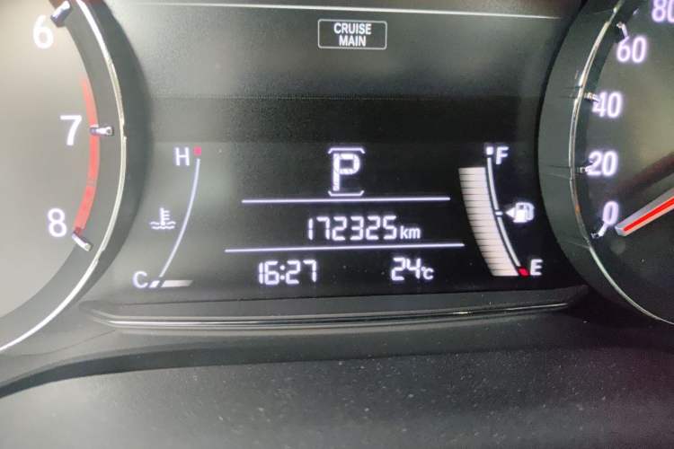 Used Honda Avancier 2017 240TURBO Two-Wheel Drive Premium Edition Odometer Close Up