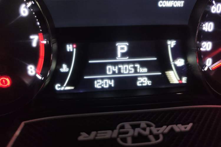 Used Honda Avancier 2017 370TURBO Four-Wheel Drive Prestige Edition Odometer Close Up
