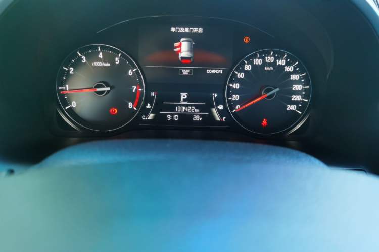 Used Honda Avancier 2017 370TURBO Four-Wheel Drive Prestige Edition Odometer Close Up