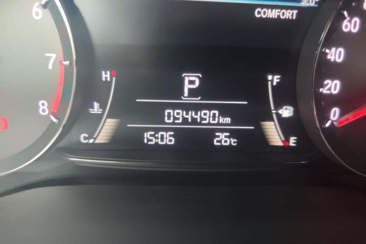 Used Honda Avancier 2017 370TURBO Four-Wheel Drive Prestige Edition Odometer Close Up
