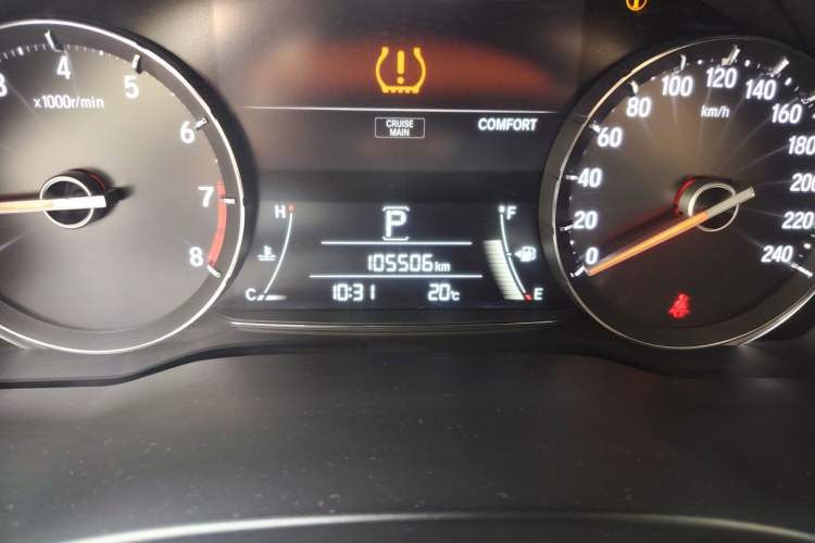 Used Honda Avancier 2017 370TURBO Four-Wheel Drive Prestige Edition Odometer Close Up