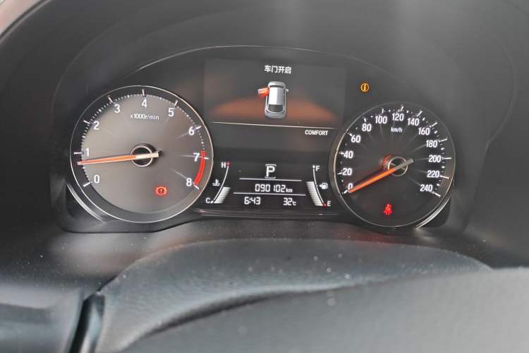 Used Honda Avancier 2017 370TURBO Four-Wheel Drive Prestige Edition Odometer Close Up