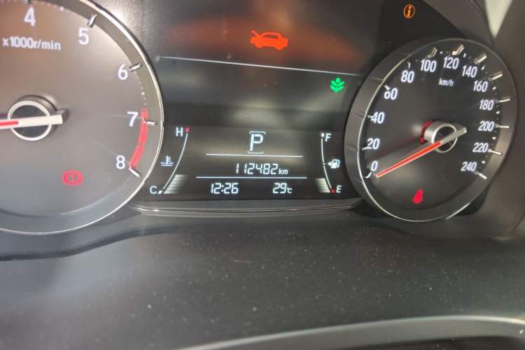 Used Honda Avancier 2017 370TURBO 2WD Luxury Edition Odometer Close Up
