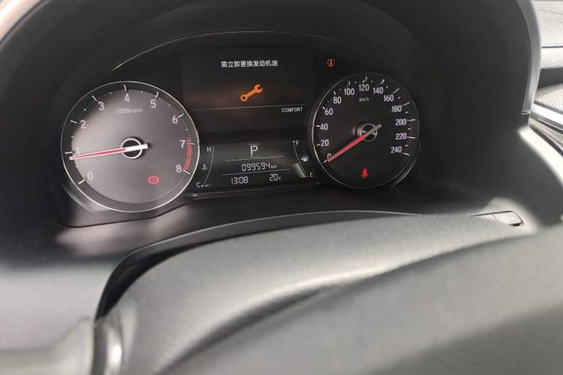 Used Honda Avancier 2017 370TURBO 2WD Luxury Edition Odometer Close Up