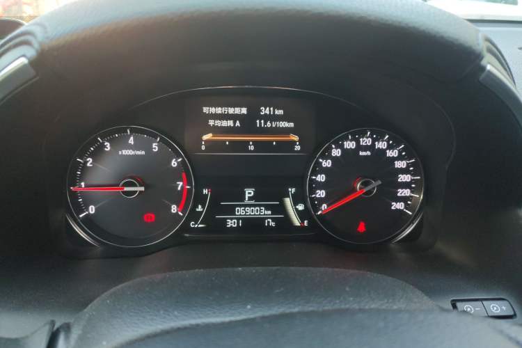 Used Honda Avancier 2017 240TURBO Two-Wheel Drive Elite Edition Instrument Cluster