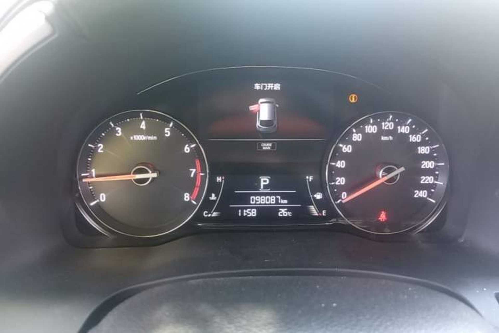 Used Honda Avancier 2017 240TURBO Two-Wheel Drive Premium Edition Instrument Cluster