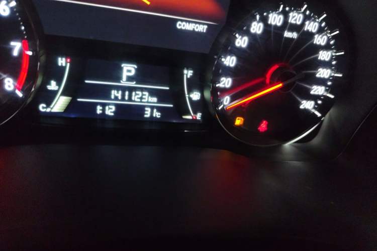 Used Honda Avancier 2017 370TURBO 2WD Luxury Edition Odometer Close Up