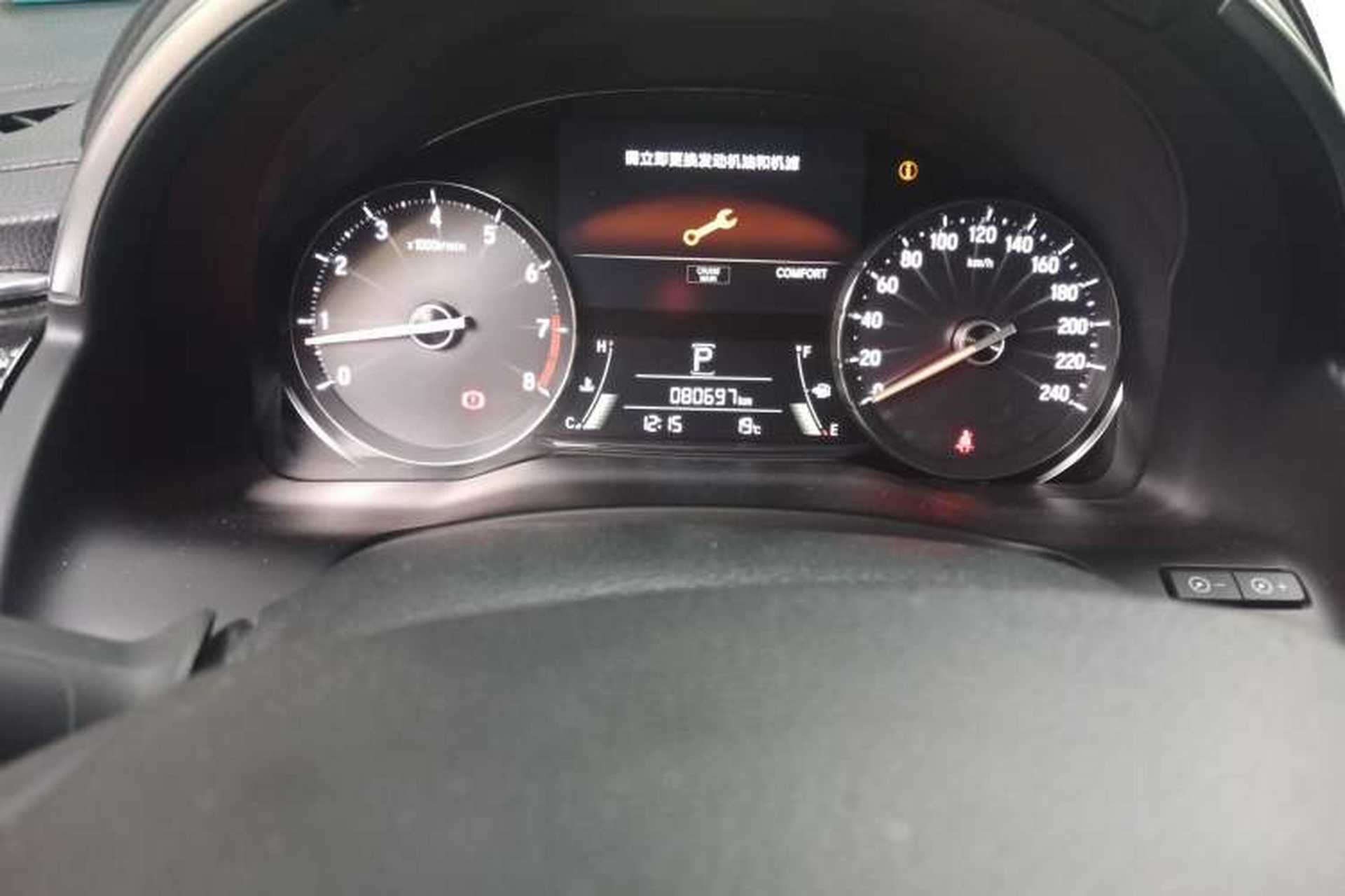Used Honda Avancier 2017 370TURBO 2WD Luxury Edition Odometer Close Up