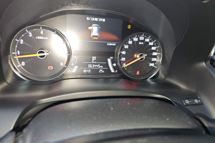 Used Honda Avancier 2017 370TURBO Four-Wheel Drive Prestige Edition Odometer Close Up
