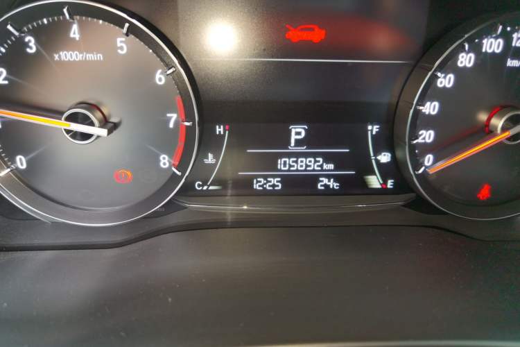 Used Honda Avancier 2017 240TURBO Two-Wheel Drive Premium Edition Odometer Close Up