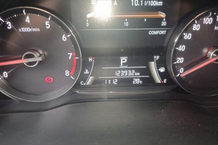 Used Honda Avancier 2017 370TURBO Four-Wheel Drive Prestige Edition Odometer Close Up