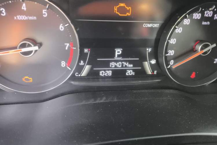 Used Honda Avancier 2017 370TURBO 2WD Luxury Edition Odometer Close Up