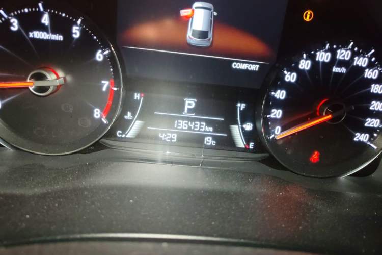 Used Honda Avancier 2017 370TURBO Four-Wheel Drive Prestige Edition Odometer Close Up