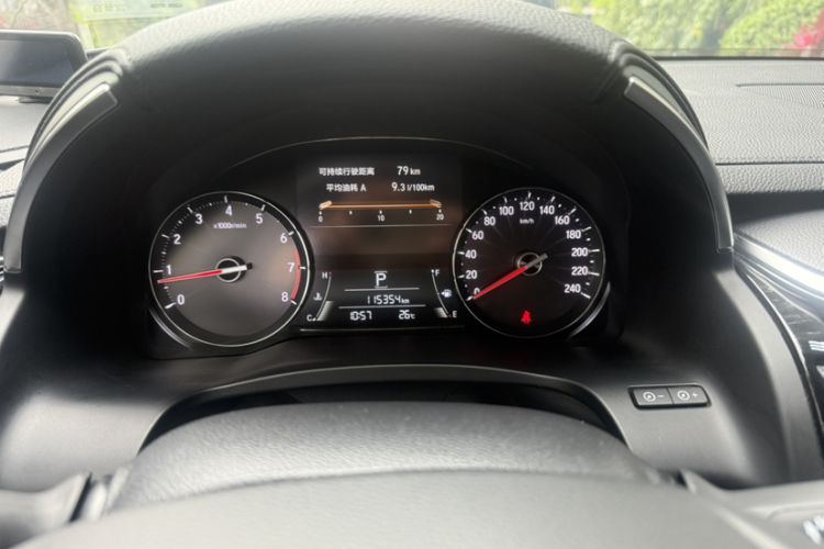 Used Honda Avancier 2017 240TURBO Two-Wheel Drive Luxury Edition Odometer Close Up