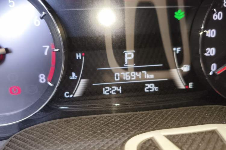 Used Honda Avancier 2017 370TURBO 2WD Luxury Edition Odometer Close Up